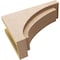 Ekena Millwork 7"W x 21"D x 14"H Classic Rivera Rough Cedar Woodgrain TimberThane Corbel, Primed Tan CORUR07X21X14RIVRCPR - alternate 3